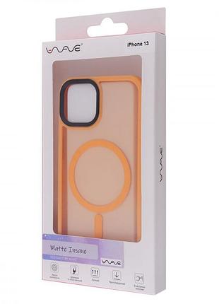 Чехол wave matte insane case with magnetic ring iphone 13 mint 2