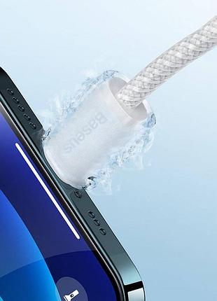Кабель baseus dynamic series fast charging type-c to lightning 20w (2m) blue 5