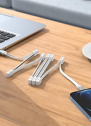 Кабель hoco u103 usb to lightning 1m white 2