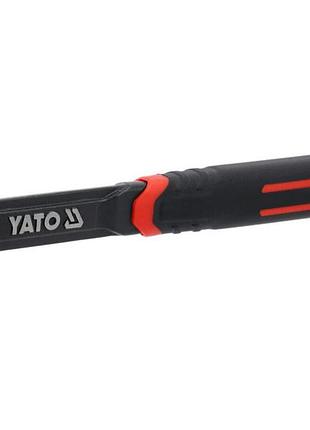 Молоток сталевий монолітний yato з цвяходером, m= 500 г [6/18]