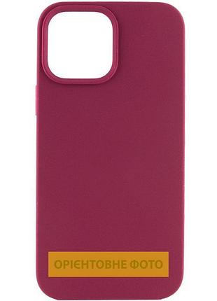 Чохол silicone case full protective (aa) no logo для apple iphone 17 pro max (6.9") бордовий / maroon