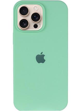 Чехол silicone case full protective (aa) для apple iphone 14 pro (6.1") зеленый / pistachio 2