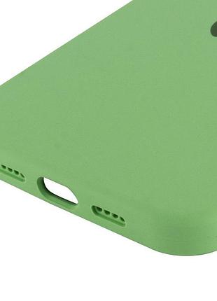 Чехол silicone case full protective (aa) для apple iphone 13 pro max (6.7") мятный / mint 5