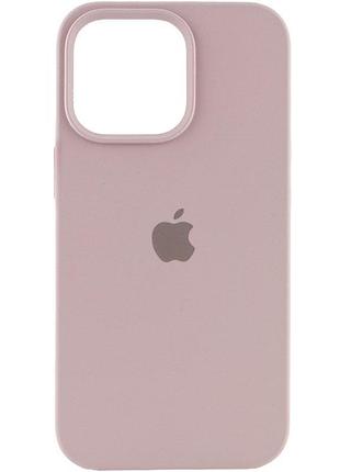 Чехол silicone case full protective (aa) для apple iphone 14 plus (6.7") серый / lavender