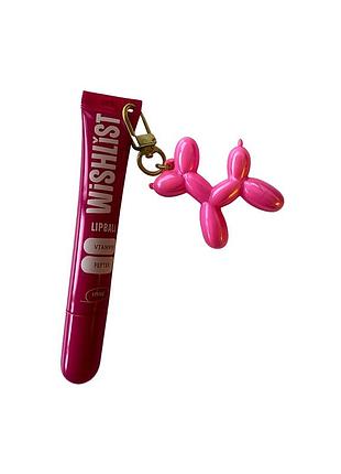 Бальзам-блиск для губ ruby nectar wishlist lip gloss balsam, 10 мл + іграшка-брелок