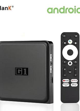 Kinhank g1 4/32 gb смарт тв приставка android tv 11 amlogic s905x4-j smart tv box