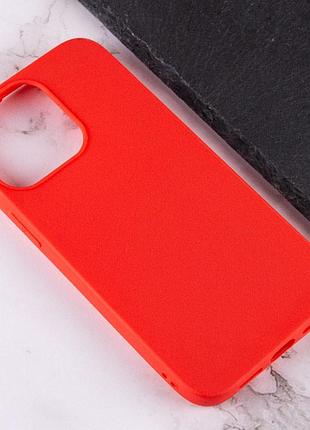 Силиконовый чехол candy для apple iphone 13 pro (6.1") красный