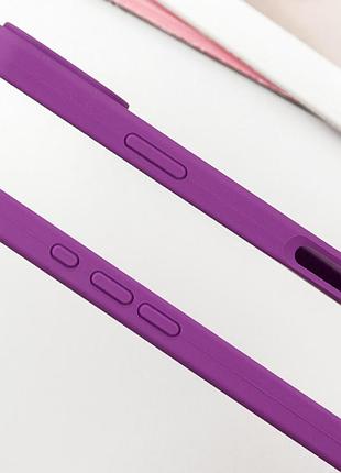 Чохол silicone case full protective (aa) для apple iphone 16 plus (6.7") фіолетовий / grape 4