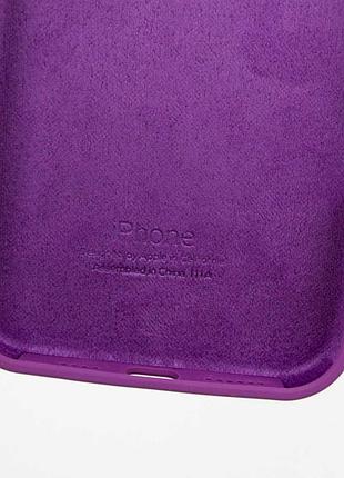 Чохол silicone case full protective (aa) для apple iphone 16 plus (6.7") фіолетовий / grape 8