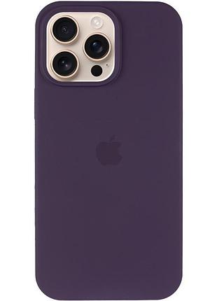 Чехол silicone case full protective (aa) для apple iphone 14 pro max (6.7") фиолетовый / elderberry 2