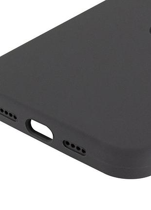 Чехол silicone case full protective (aa) для apple iphone 16 pro max (6.9") серый / dark gray 5