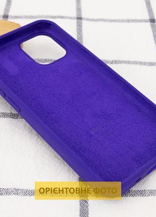 Чохол silicone case full protective (aa) для apple iphone 16 (6.1") фіолетовий / ultra violet 3