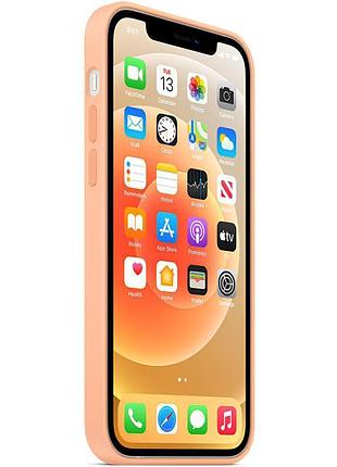 Чехол silicone case full protective (aa) для apple iphone 14 plus (6.7") оранжевый / cantaloupe 3