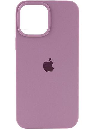 Чохол silicone case full protective (aa) для apple iphone 16 plus (6.7") ліловий / lilac pride