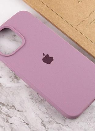 Чохол silicone case full protective (aa) для apple iphone 16 plus (6.7") ліловий / lilac pride 5