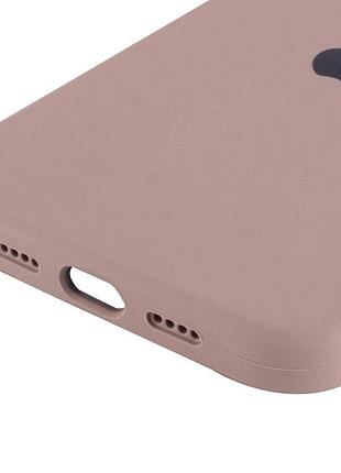 Чехол silicone case full protective (aa) для apple iphone 14 pro max (6.7") серый / lavender 5