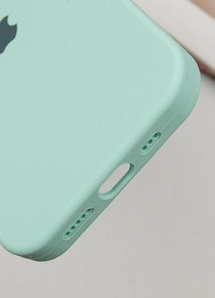 Чохол silicone case full protective (aa) для apple iphone 16 (6.1") бірюзовий / turquoise 7