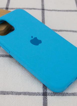 Чохол silicone case full protective (aa) для apple iphone 16 plus (6.7") блакитний / blue