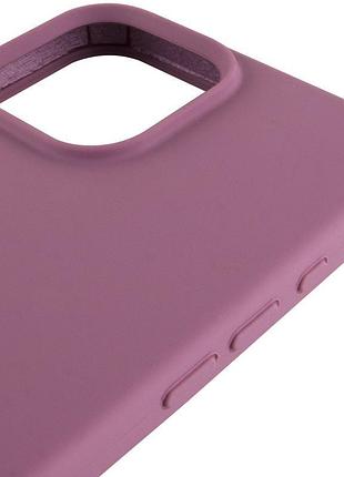 Чехол silicone case full protective (aa) для apple iphone 14 pro (6.1") лиловый / lilac pride 4
