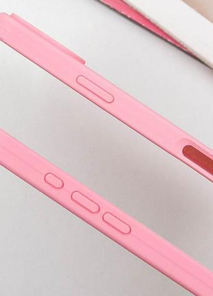 Чехол silicone case full protective (aa) для apple iphone 16 plus (6.7") розовый / light pink 4