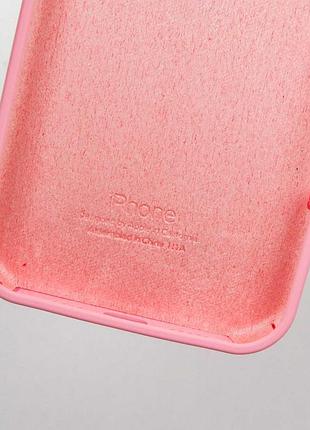 Чехол silicone case full protective (aa) для apple iphone 16 plus (6.7") розовый / light pink 7