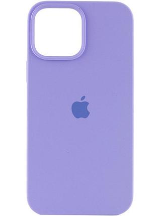 Чохол silicone case full protective (aa) для apple iphone 14 plus (6.7") бузковий / dasheen
