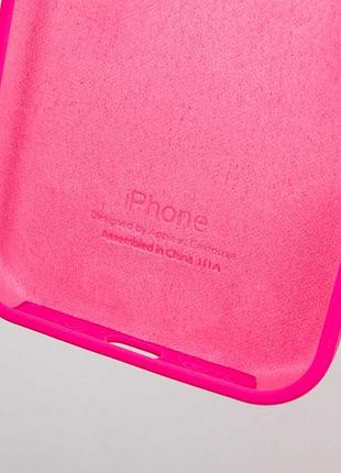 Чохол silicone case full protective (aa) для apple iphone 15 pro (6.1") рожевий / barbie pink 6