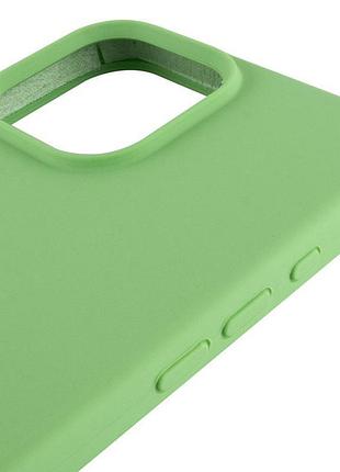 Чехол silicone case full protective (aa) для apple iphone 13 pro (6.1") мятный / mint 4
