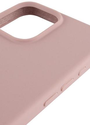 Чехол silicone case full protective (aa) для apple iphone 16 pro (6.3") розовый / pink sand 4