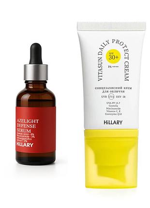Комплекс для сяйва й захисту шкіри spf30 hillary brightening and skin protection complex