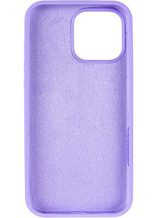 Чехол silicone case full protective (aa) для apple iphone 13 pro max (6.7") сиреневый / dasheen 3