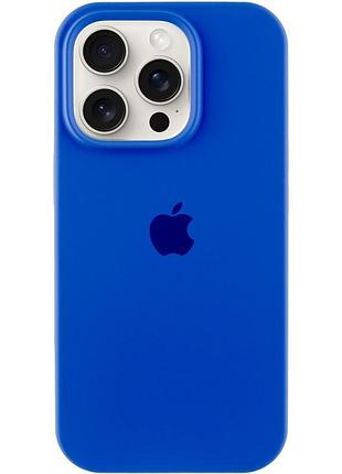 Чохол silicone case full protective (aa) для apple iphone 14 pro max (6.7") синій / capri blue 2