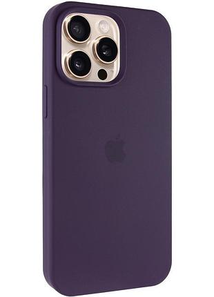 Чохол silicone case full protective (aa) для apple iphone 14 pro (6.1") фіолетовий / elderberry
