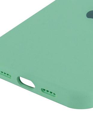 Чехол silicone case full protective (aa) для apple iphone 14 pro max (6.7") зеленый / pistachio 5
