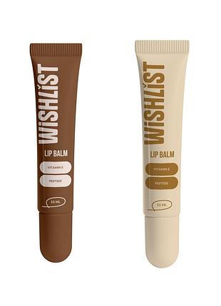 Набір бальзамів-блисків для губ espresso noir & blessed honey wishlist lip gloss balms