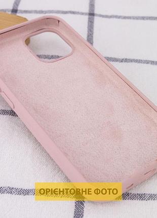 Чехол silicone case full protective (aa) для apple iphone 16 (6.1") розовый / pink sand 3