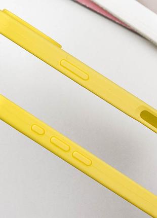 Чохол silicone case full protective (aa) для apple iphone 16 (6.1") жовтий / yellow 4