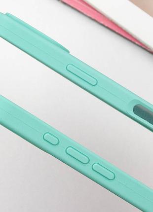 Чехол silicone case full protective (aa) для apple iphone 16 (6.1") бирюзовый / marine green 4