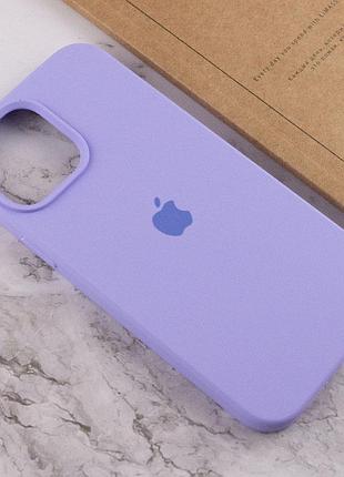 Чохол silicone case full protective (aa) для apple iphone 15 plus (6.7") бузковий / dasheen