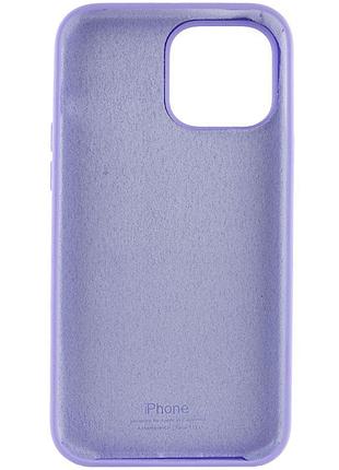 Чохол silicone case full protective (aa) для apple iphone 15 plus (6.7") бузковий / dasheen 3