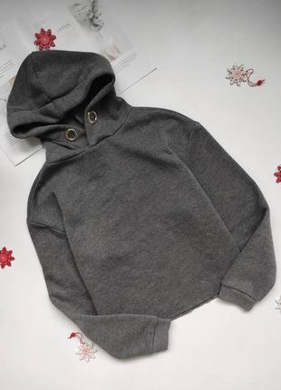 Утеплений світшот koton сірого кольору