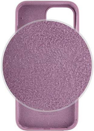 Чехол silicone case full protective (aa) для apple iphone 14 plus (6.7") лиловый / lilac pride 4