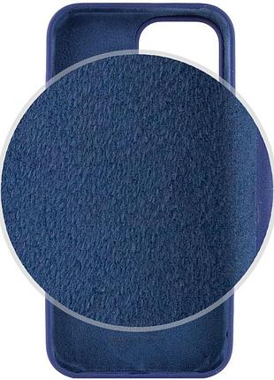 Чохол silicone case full protective (aa) для apple iphone 14 plus (6.7") синій / deep navy 4