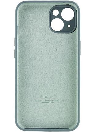 Чехол silicone case full camera protective (aa) для apple iphone 15 (6.1") зеленый / pine green 2