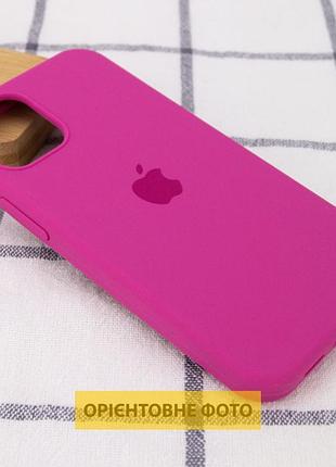 Чехол silicone case full protective (aa) для apple iphone 16 (6.1") малиновый / dragon fruit 2