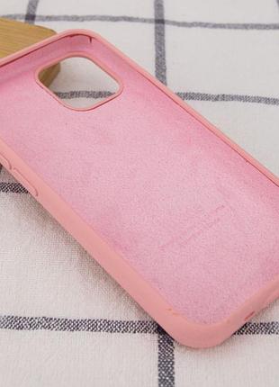 Чехол silicone case full protective (aa) для apple iphone 16 plus (6.7") розовый / pink 3
