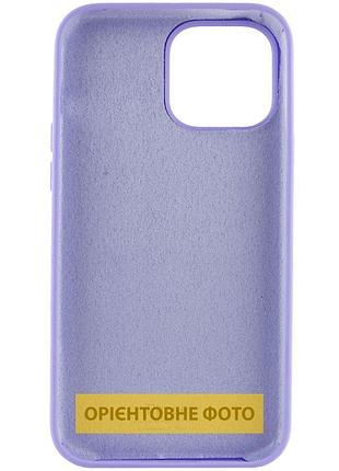 Чехол silicone case full protective (aa) для apple iphone 16 (6.1") сиреневый / dasheen 2