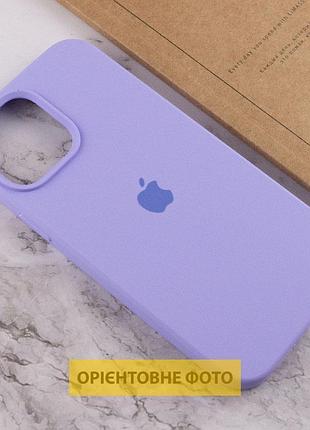 Чехол silicone case full protective (aa) для apple iphone 16 (6.1") сиреневый / dasheen 4