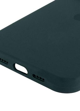Чехол silicone case full protective (aa) для apple iphone 16 pro max (6.9") зеленый / forest green 5