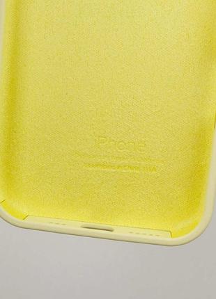 Чехол silicone case full protective (aa) для apple iphone 15 pro max (6.7") желтый / mellow yellow 6